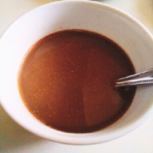 チョコソース紅茶
